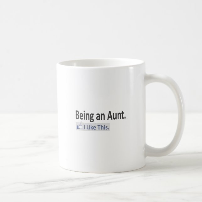 Als Tante mag ich das. Kaffeetasse (Rechts)