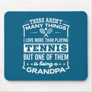 Als Tennis-Opa lustiger alter Mann zu sein Mousepad