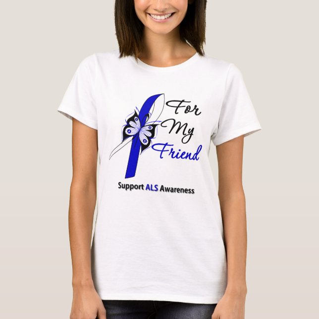 Als-Unterstützung für meinen Freund T-Shirt (Vorderseite)