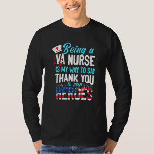 Als VA-Krankenschwester möchte ich Ihnen danken fü T-Shirt