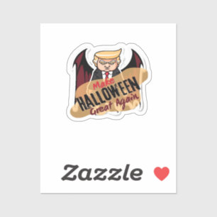 Als Vampire - Mache Halloween wieder groß. Klassis Aufkleber