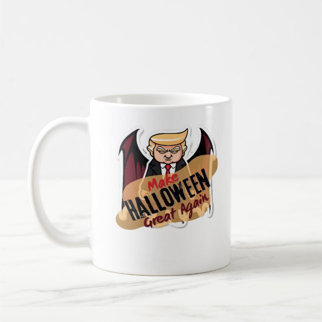 Als Vampire - Mache Halloween wieder groß. Klassis Kaffeetasse (Links)