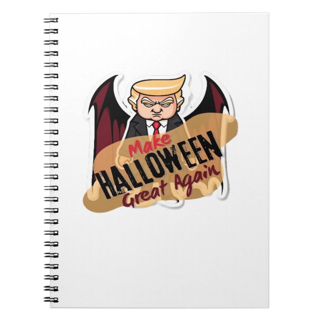 Als Vampire - Mache Halloween wieder groß. Klassis Notizblock (Vorderseite)