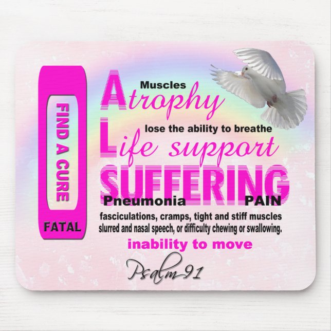 ALS Vertrauen in Gott Mousepad (Vorne)