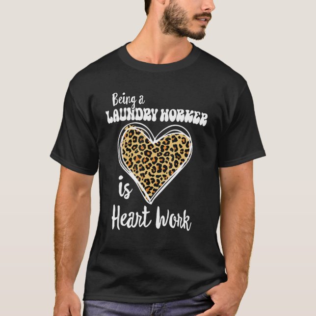 Als Wäscheschalter ist die Liebe Leopard für Herza T-Shirt (Vorderseite)