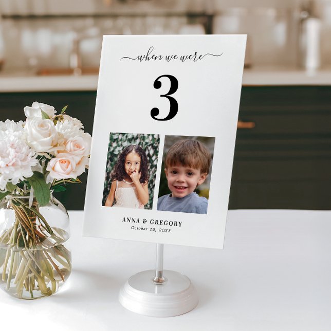 Als wir 3 Kinderbilder waren Tischnummer (Von Creator hochgeladen)