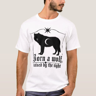 Als Wolf geboren, von der Nacht aufgezogen Gothic T-Shirt