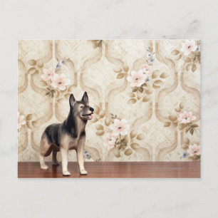 Alsationshund Postkarte