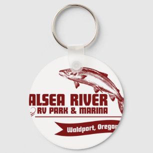 Alsea Fluss RV-Park-Schlüsselanhänger Schlüsselanhänger