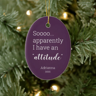 Also, anscheinend habe ich eine lustige Einstellun Keramik Ornament