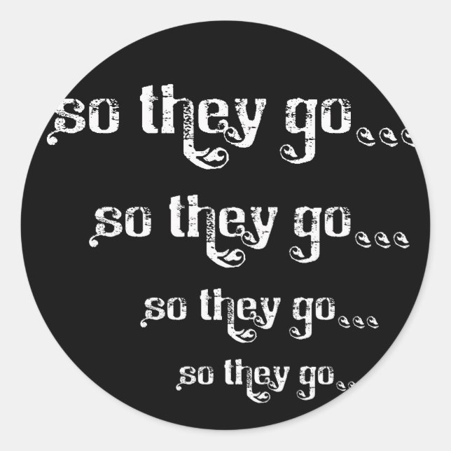 Also... Aufkleber für das Roll-fade-Logo (Vorderseite)