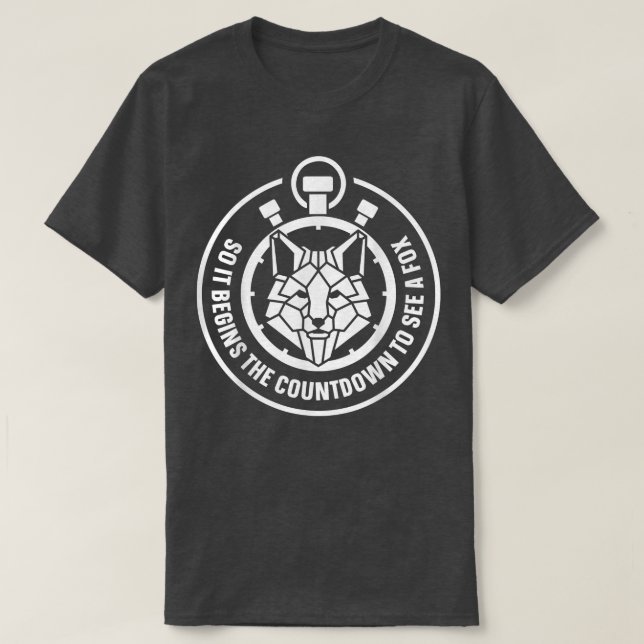 Also beginnt der Countdown, um eine T-Shirt (Design vorne)