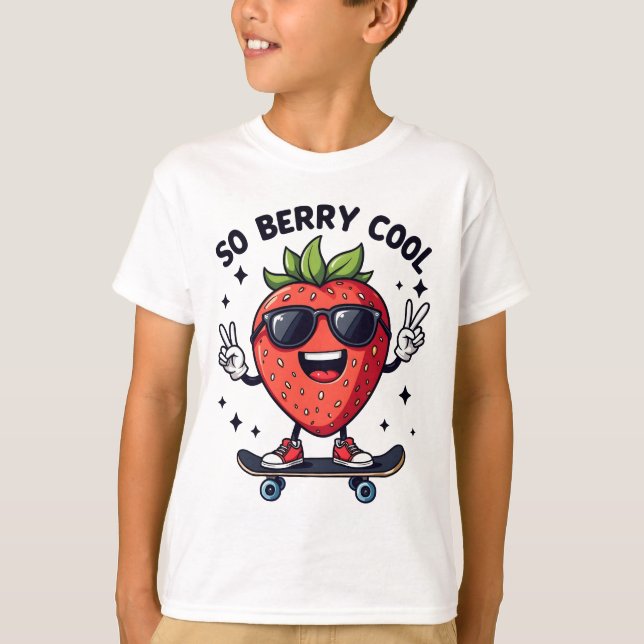 Also Berry Cool Frucht Lover Strawberry Saison T-Shirt (Vorderseite)