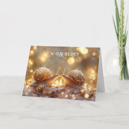 Also freuen wir uns, Valentins Karte zu sehen