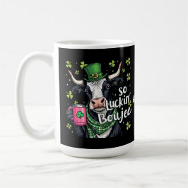 Also, Luckin' Boujee Retro St. Patrick's Day Kaffeetasse