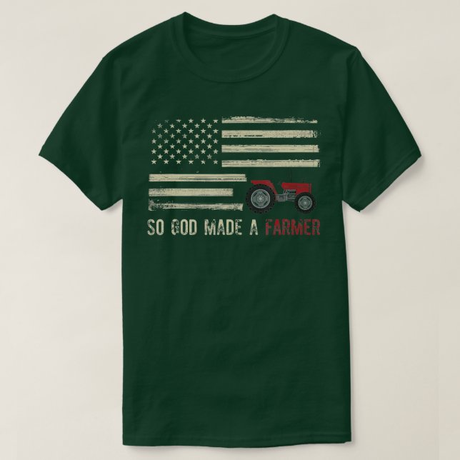 Also machte Gott einen Bauer T-Shirt (Design vorne)