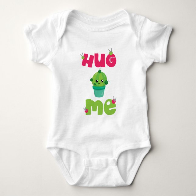 Also niedliche Kakteen Baby Strampler (Vorderseite)