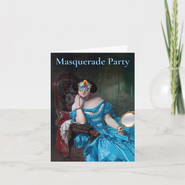 Also Posh Masquerade Party Ankündigung (Vorderseite)