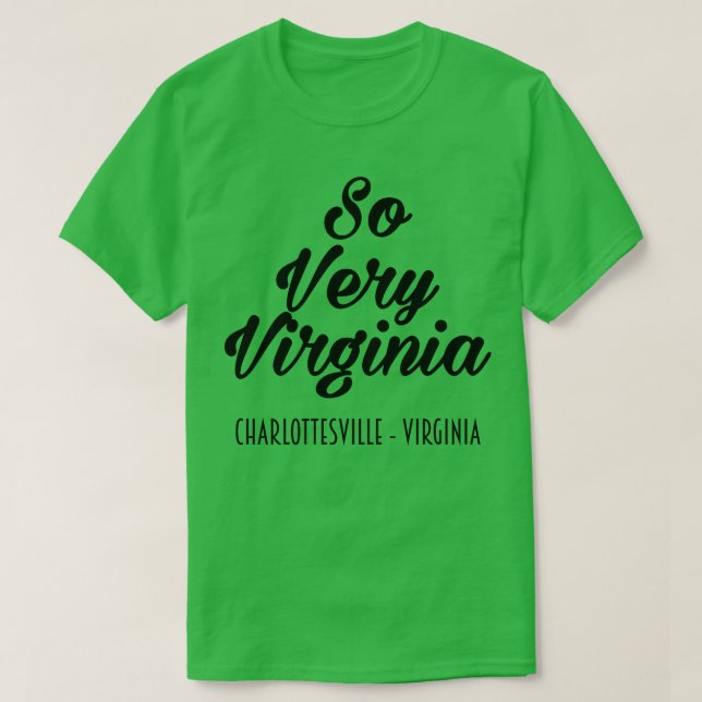 Also sehr Virginia T-Shirt (Design vorne)