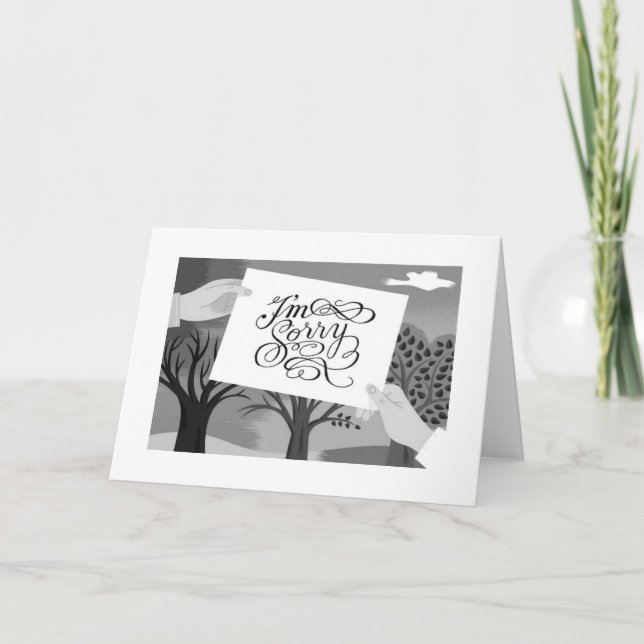 ALSO "SORRY FOR YOUR LOSS" KARTE (Vorderseite)