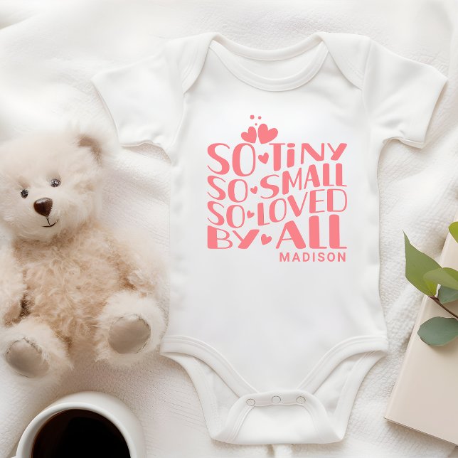 Also winzig klein geliebt von allen Neugeborenen Baby Strampler (Von Creator hochgeladen)