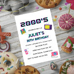 alt 2000er Jahre Soiree Party leer 30. Geburtstag Einladung<br><div class="desc">Erleben Sie die Nostalgie mit den 30. Geburtstagseinladungen des Party der 2000er Jahre!" Diese Einladungen sind eine Anspielung auf die unvergessliche Ära der frühen 2000er Jahre und machen sie zum perfekten Thema für Ihre 30. Geburtstagsfeier. Diese Einladungen mit einem leeren Raum für Ihre persönlichen Soiree-Details erfassen das Wesen der Vergangenheit....</div>