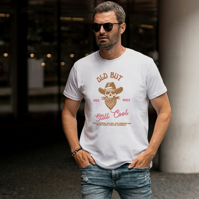 Alt aber immer noch Cooler Cowboy Skull T-Shirt (Von Creator hochgeladen)
