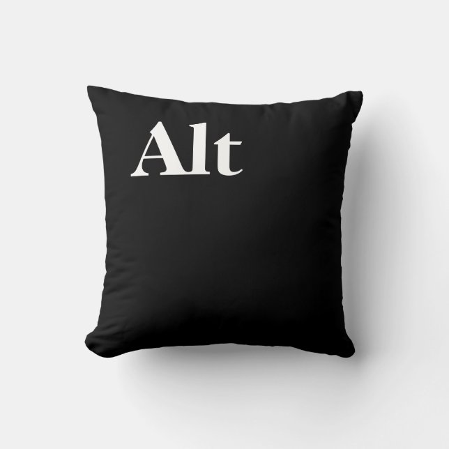 Alt-alternative Tasten-Tastatur Kissen (Vorderseite)