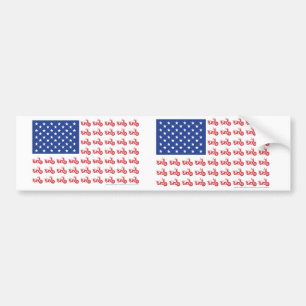 ALT-BIKE-FLAG-T-SHIRT AUTOAUFKLEBER