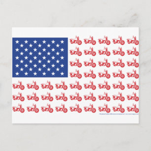 ALT-BIKE-FLAG-T-SHIRT POSTKARTE