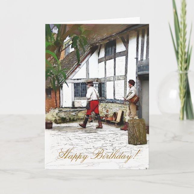 ALT ENGLAND KARTE (Vorderseite)