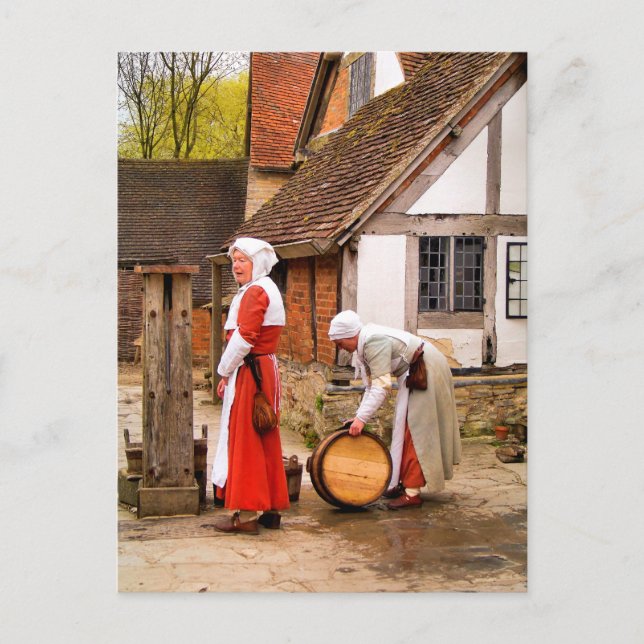 ALT ENGLAND POSTKARTE (Vorderseite)