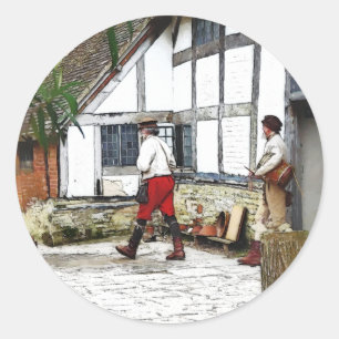 ALT ENGLAND RUNDER AUFKLEBER