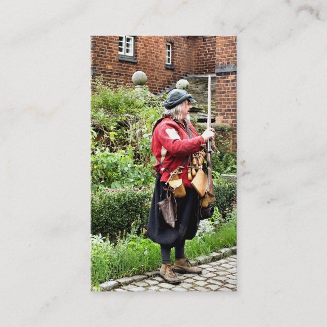 ALT ENGLAND VISITENKARTE (Vorderseite)