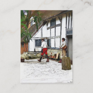 ALT ENGLAND VISITENKARTE