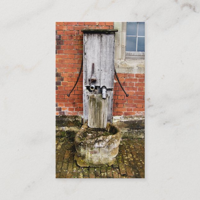 ALT ENGLAND VISITENKARTE (Vorderseite)