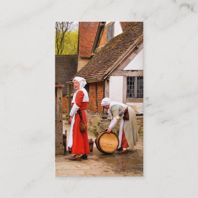 ALT ENGLAND VISITENKARTE (Vorderseite)