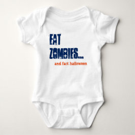 Alt Funny Baby Eat Zombies Halloween Baby Grow Strampler