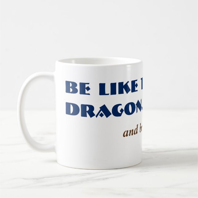 Alt Funny Dragon Furz Joke Mystical Mythtical Kaffeetasse (Links)