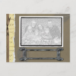 Alt gestaltete Fotovorlage Postkarte