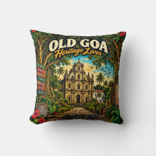 Alt-Goa — UNESCO-Erbe-Kirchen und Geschichte T-Shi Kissen