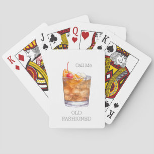 Alt modische Bourbon-Spielkarten Spielkarten