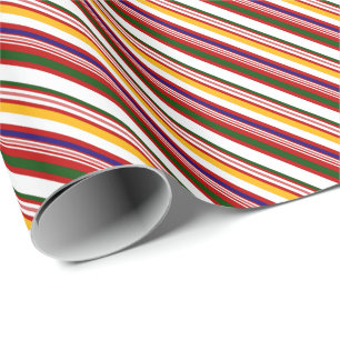 Alt modische Candy Stripes (groß) Geschenkpapier