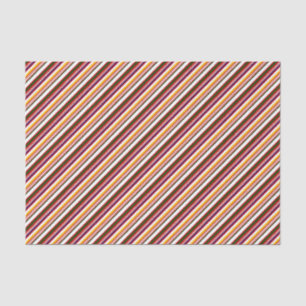 Alt modische Candy Stripes (groß) Seidenpapier