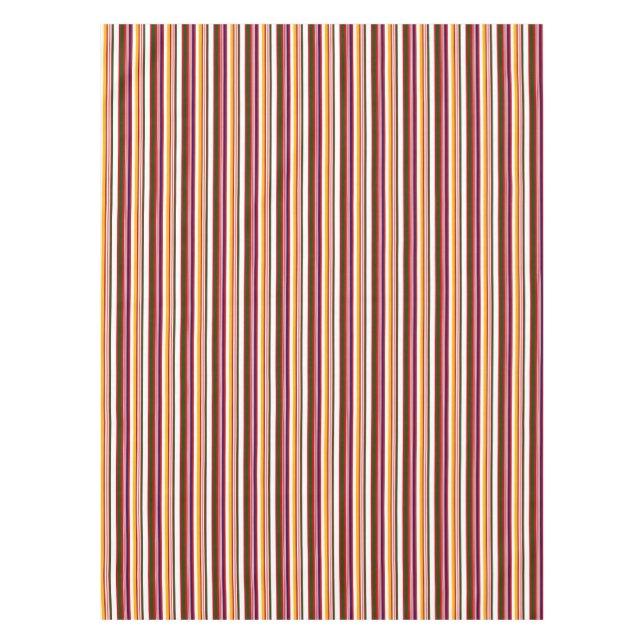 Alt modische Candy Stripes Tischdecke (Vorderseite)