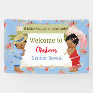 Alt modische Viktorianische Sommer-Genderoffenbaru Banner
