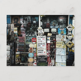 Alt modische Zeichen Postkarte