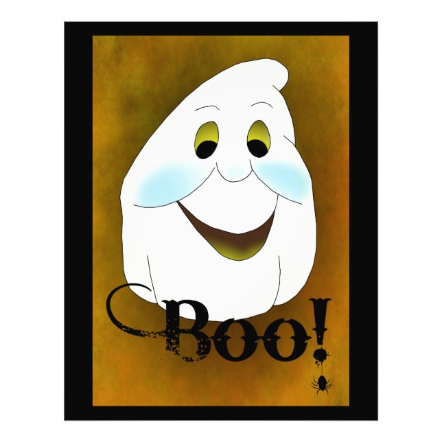 Alt modischer Ghost Head Boo Fotodruck (Vorne)