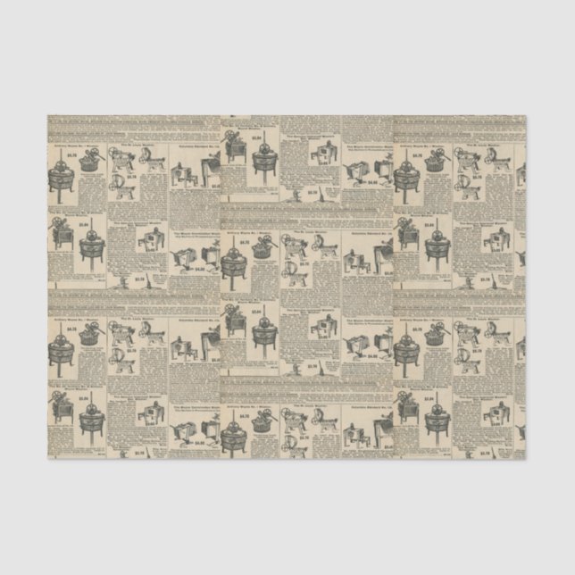 Alt modischer Katalog Seidenpapier (Vorderseite)