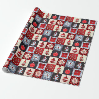 Alt modischer Weihnachtskittel Geschenkpapier